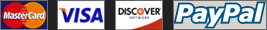We Proudly Accept All Major Credit Cards
